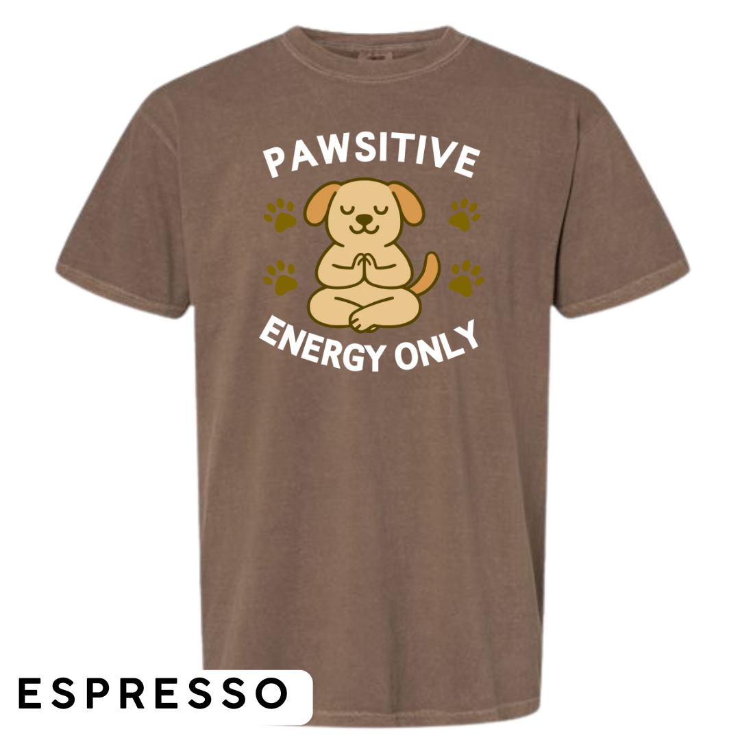 Pawsitive Energy Only Graphic T-Shirt