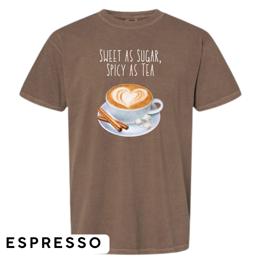 Sweet as Sugar, Spicy as Tea Graphic T-Shirt