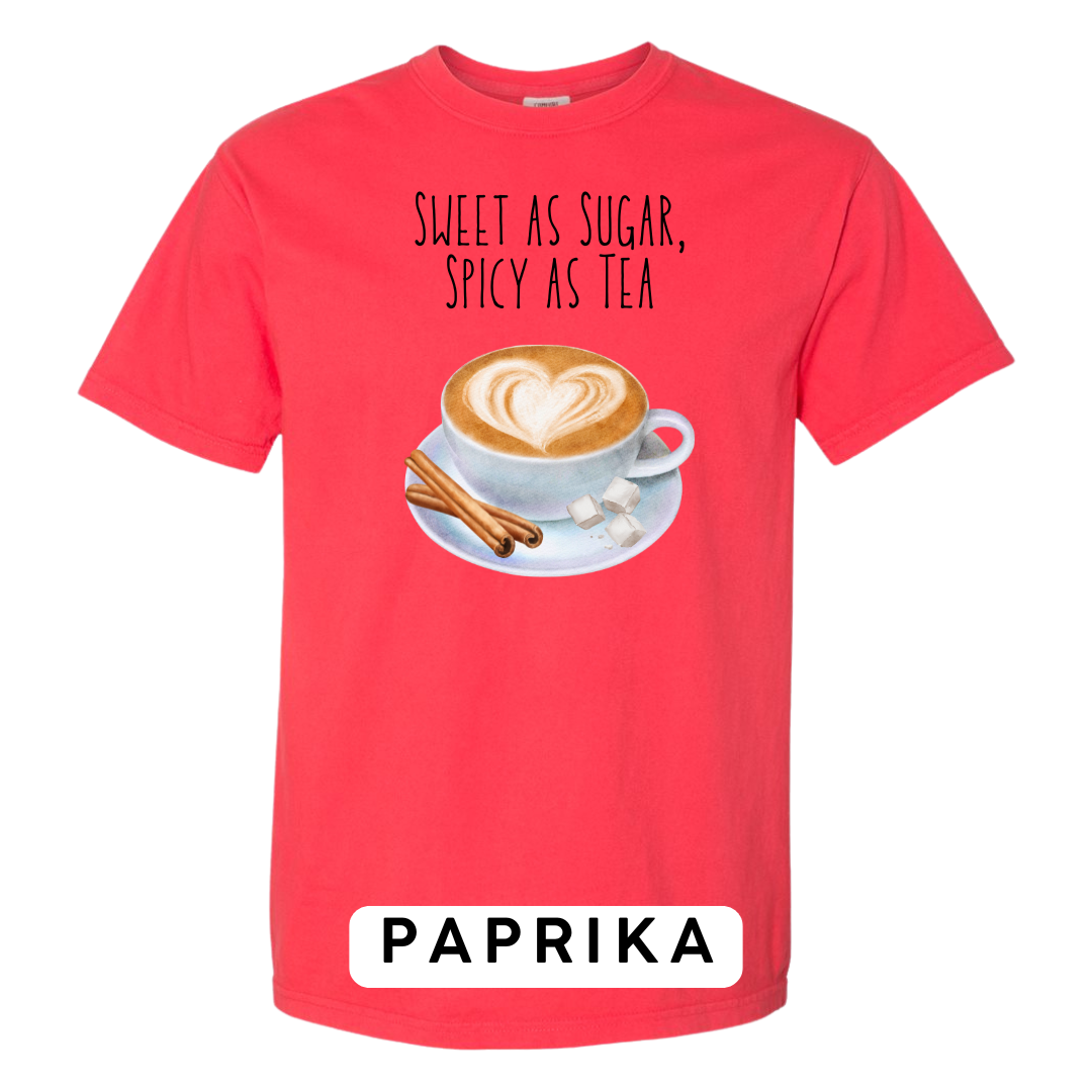 Sweet as Sugar, Spicy as Tea Graphic T-Shirt