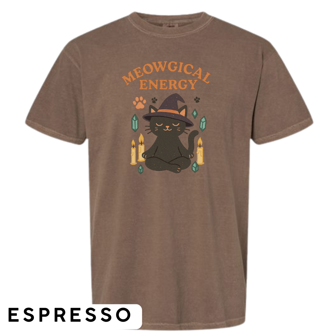 Meowgical Energy Graphic T-Shirt