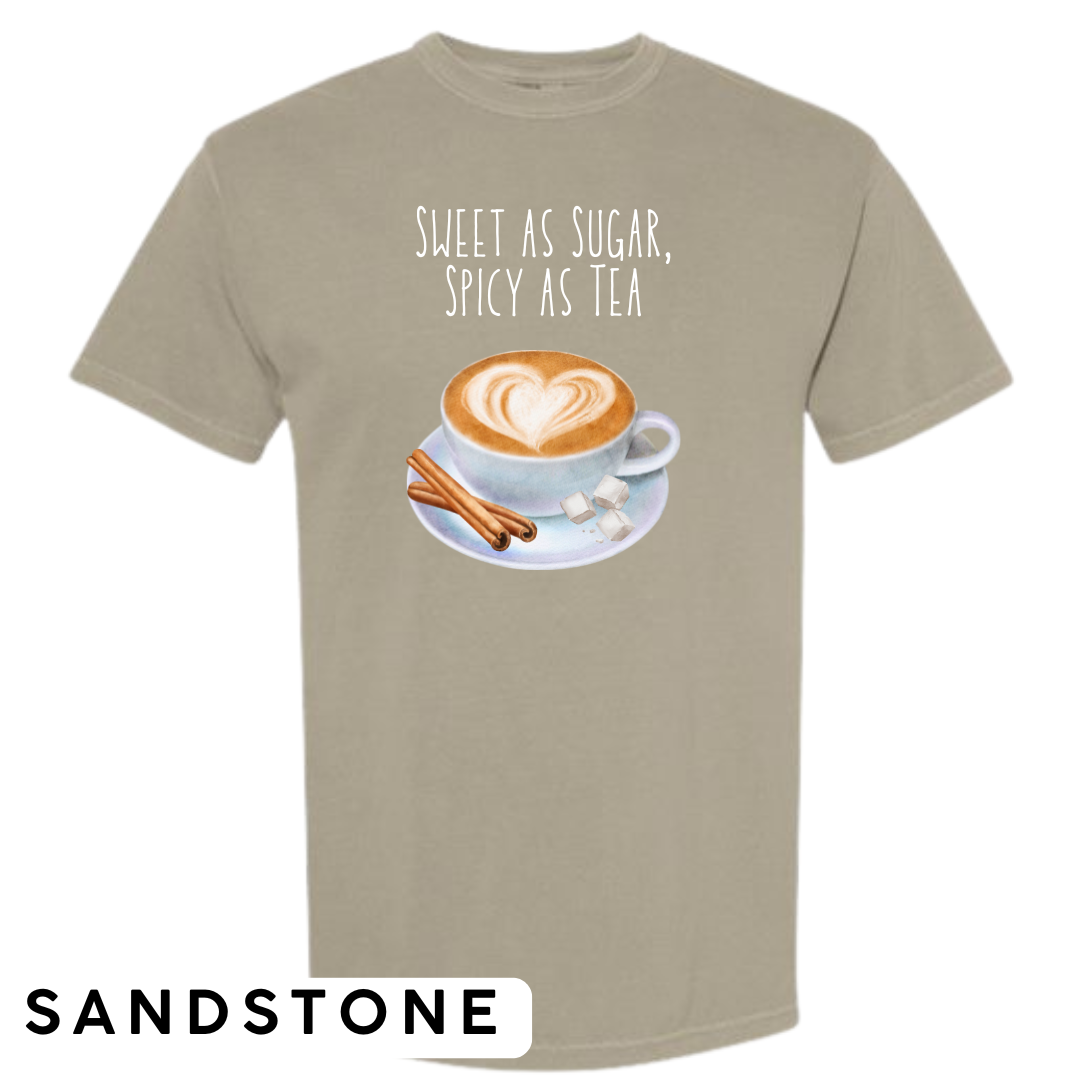 Sweet as Sugar, Spicy as Tea Graphic T-Shirt