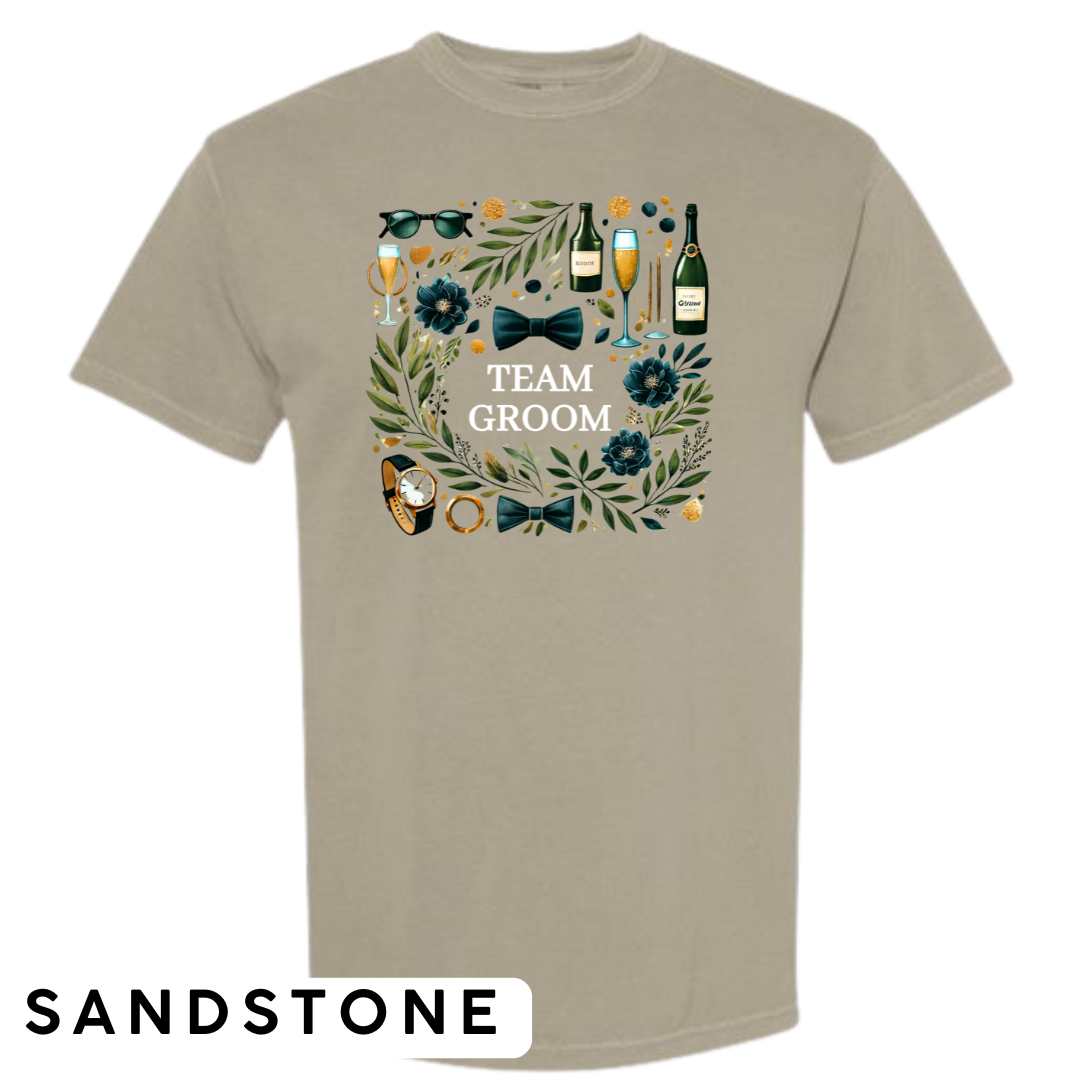 Team Groom Wedding Party T-Shirt
