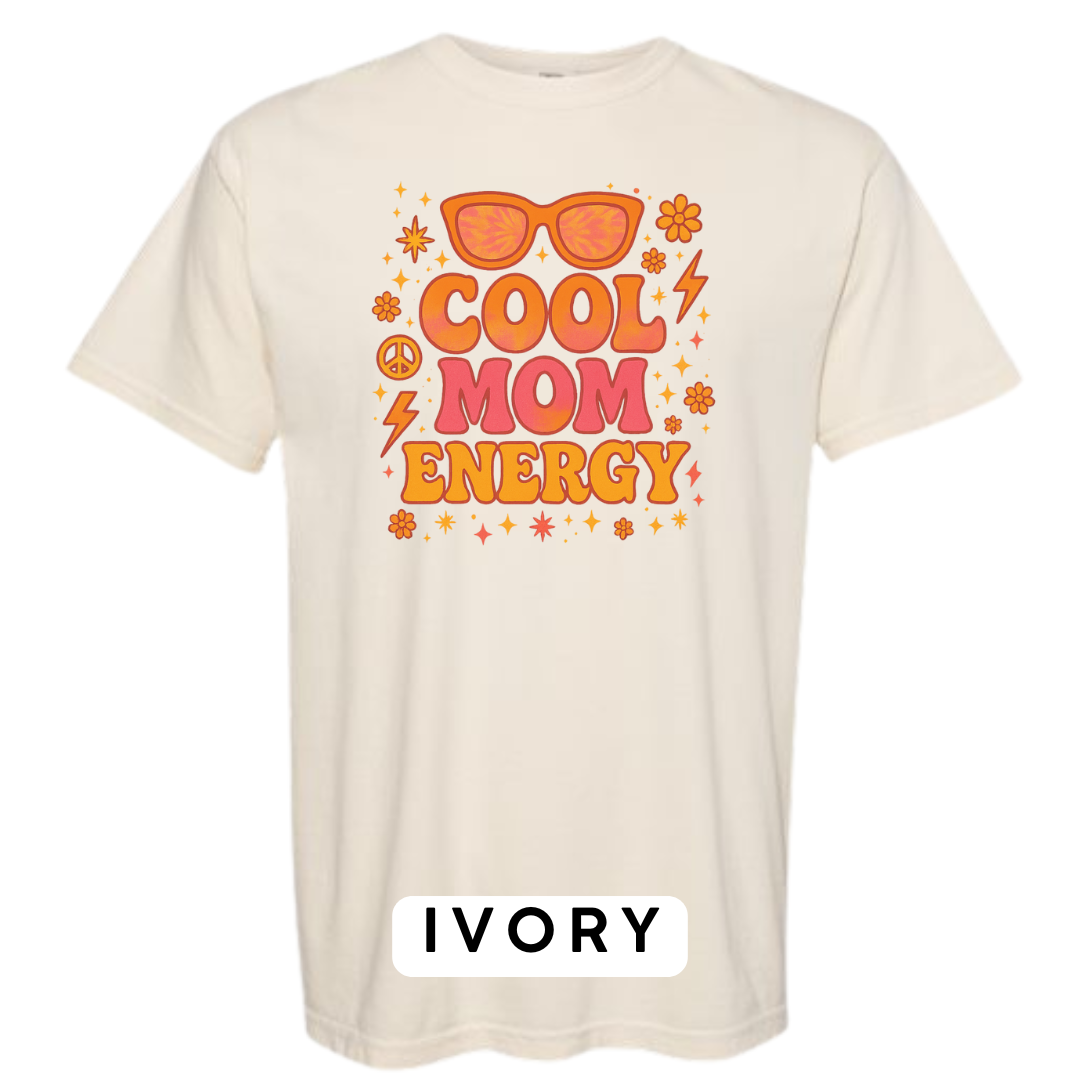 Cool Mom Energy Graphic T-Shirt