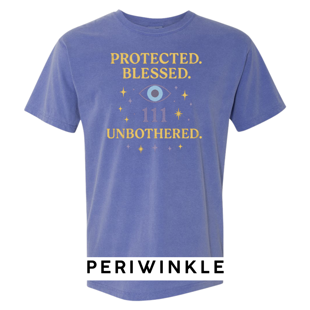 Protected. Blessed. 111. Unbothered. Graphic T-Shirt