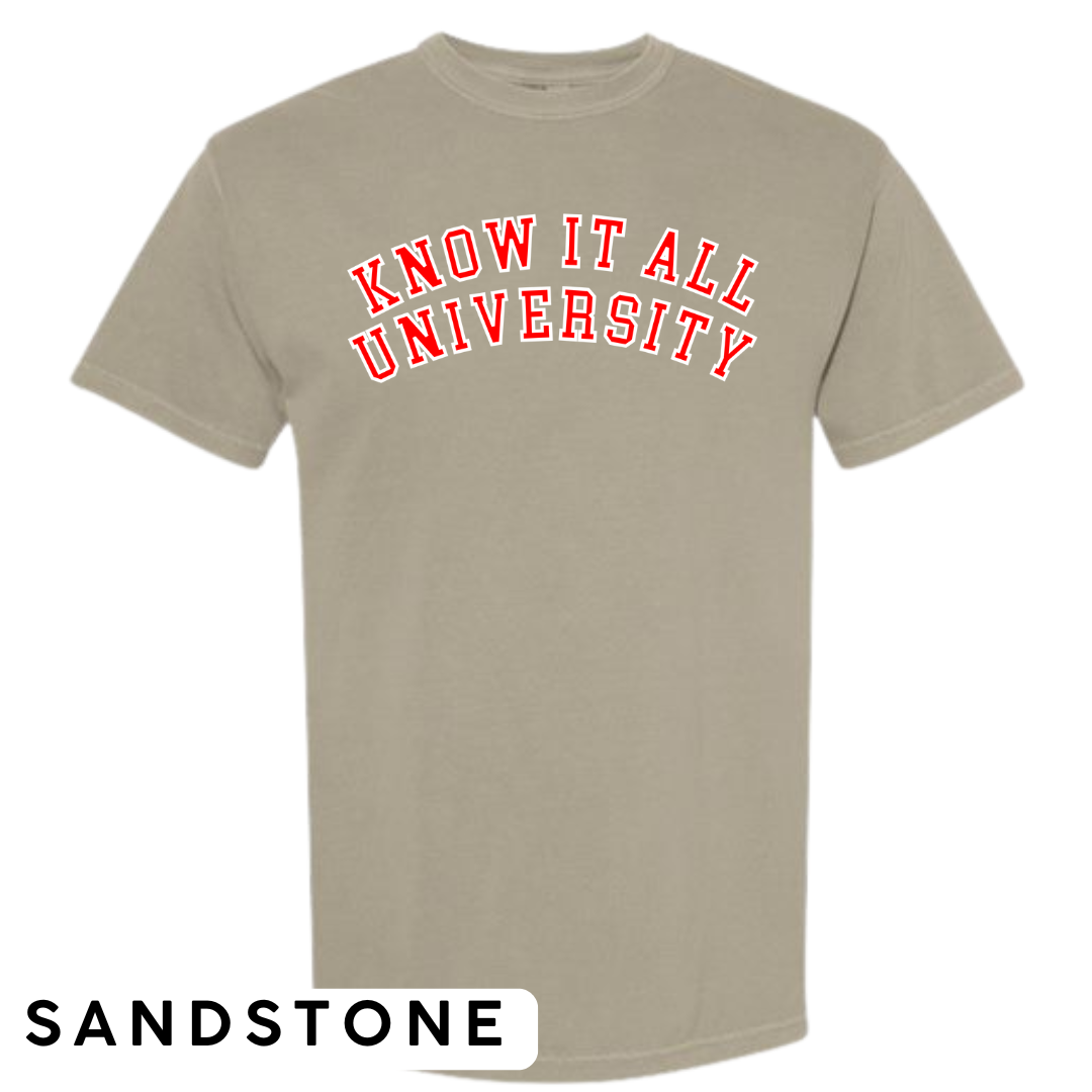 Know It All University Graphic T-Shirt