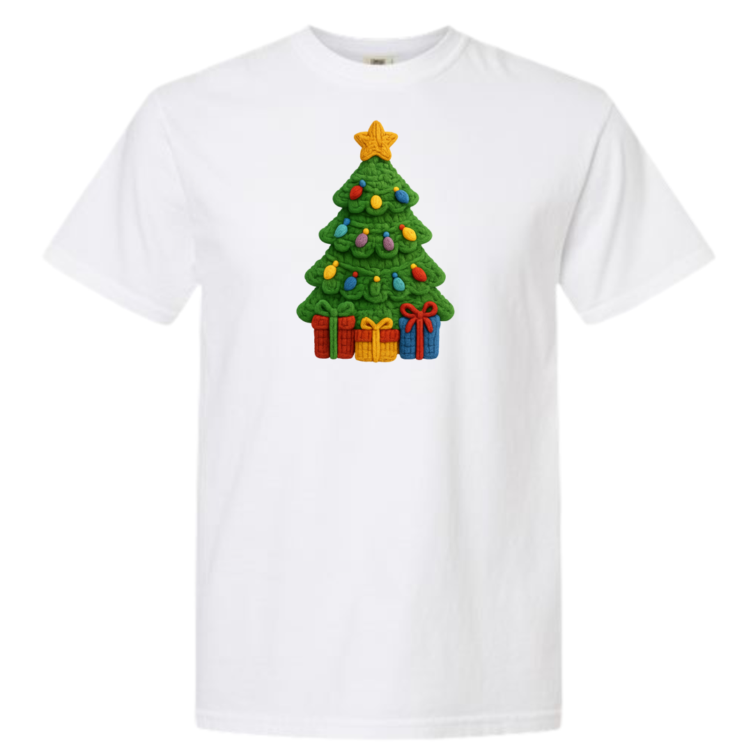 Christmas Tree with Presents (Crochet)