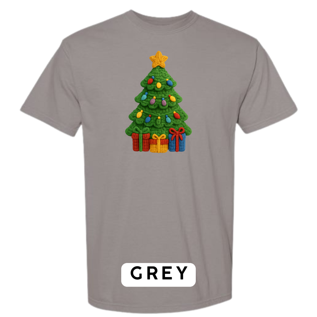 Christmas Tree with Presents (Crochet)