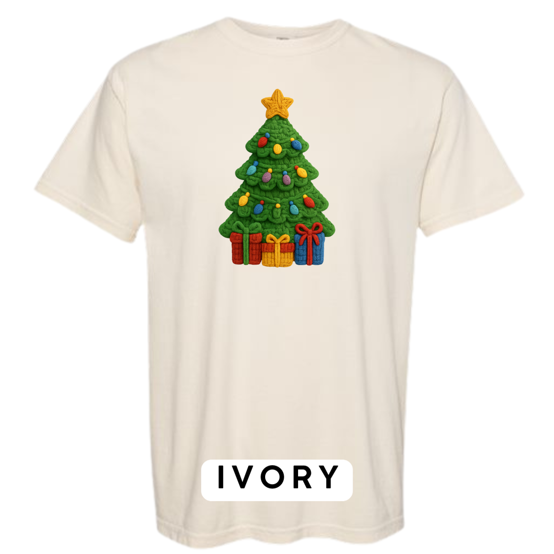 Christmas Tree with Presents (Crochet)