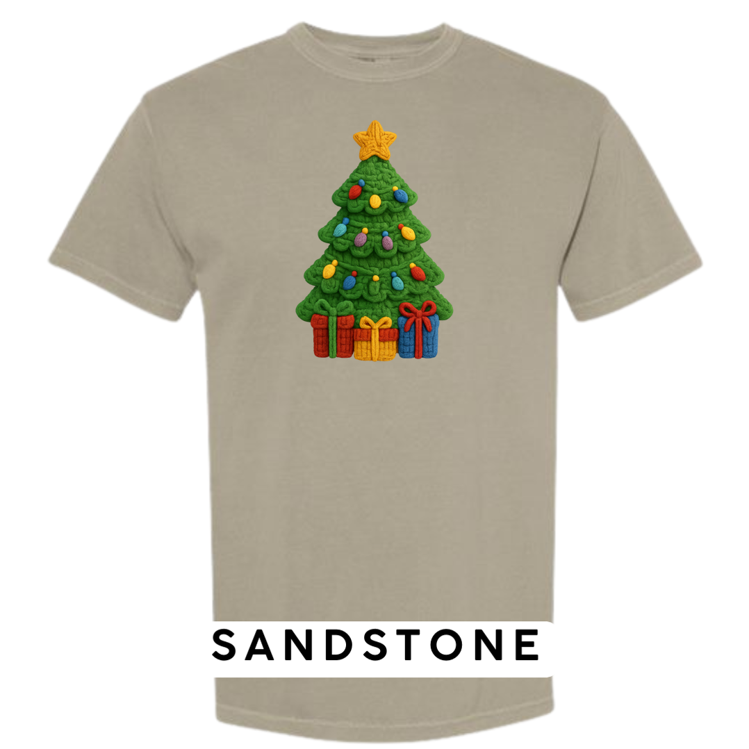 Christmas Tree with Presents (Crochet)