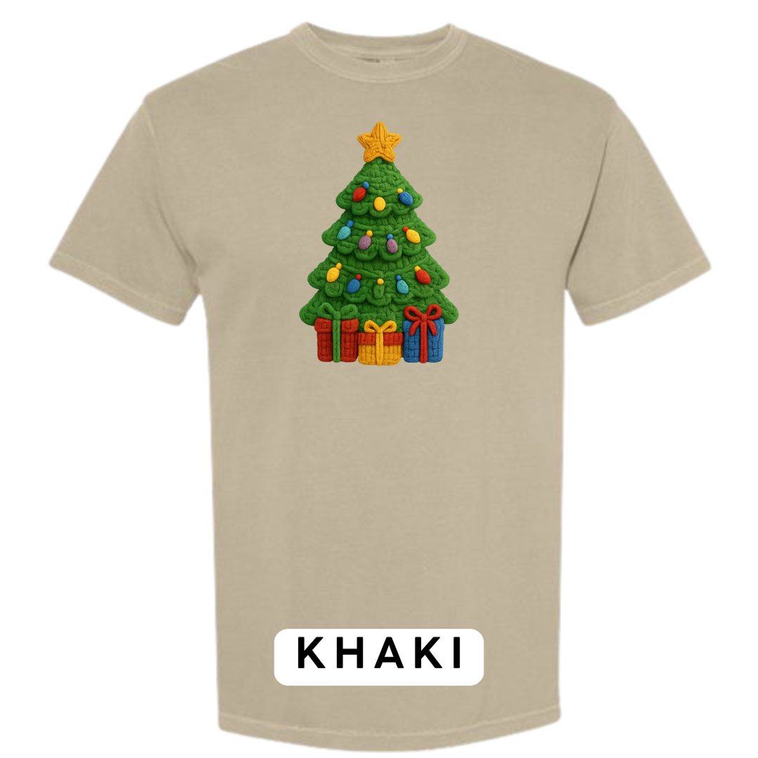 Christmas Tree with Presents (Crochet)