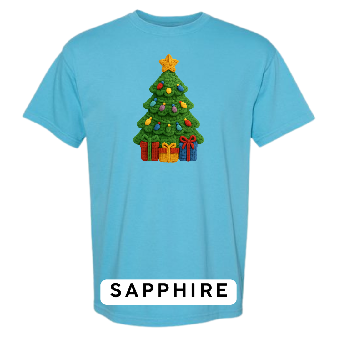 Christmas Tree with Presents (Crochet)