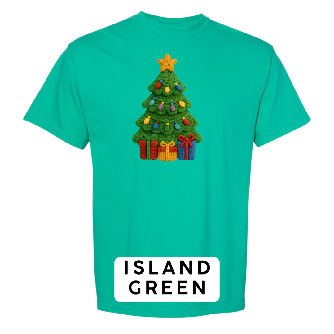 Christmas Tree with Presents (Crochet)