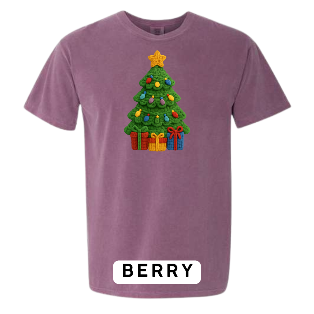 Christmas Tree with Presents (Crochet)