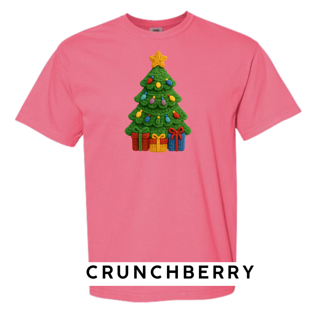 Christmas Tree with Presents (Crochet)