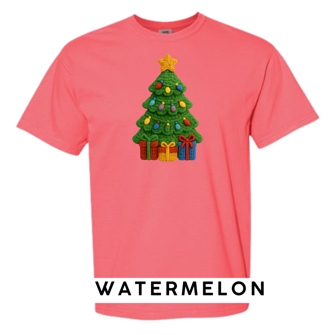 Christmas Tree with Presents (Crochet)