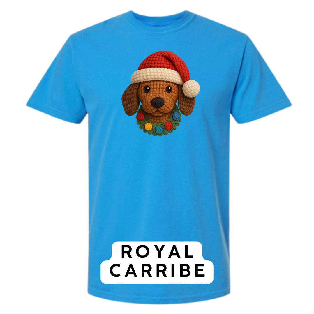 Dachshund with Wreath (Crochet)