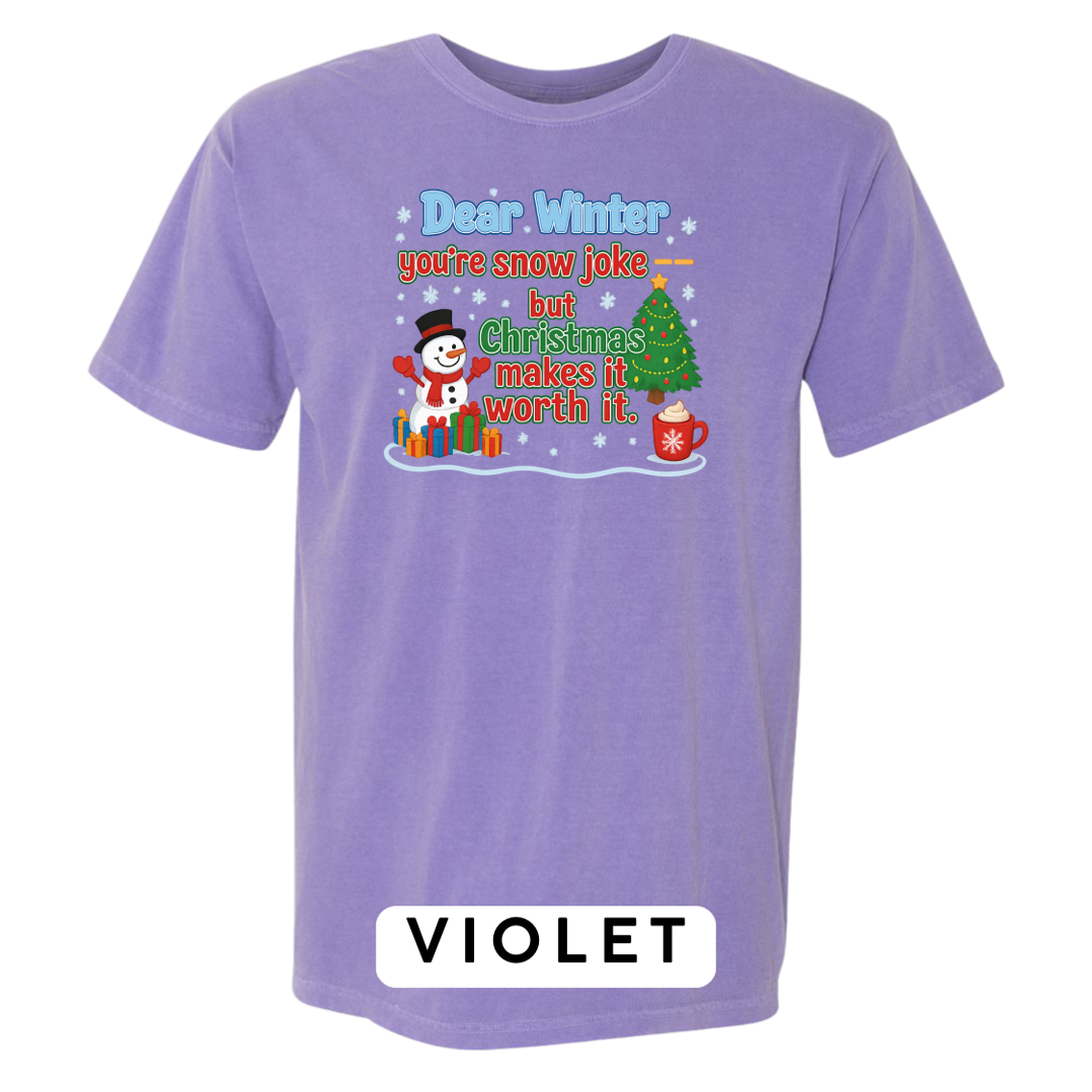 Dear Winter… You’re Snow Joke, But Christmas Makes It Worth It!