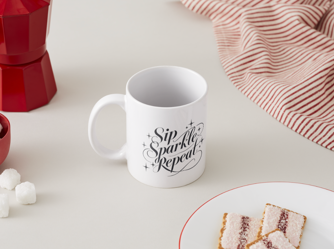 Sip, Sparkle, Repeat Mug