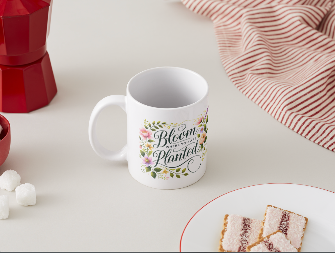 Bloom Where You Are Planted Mug