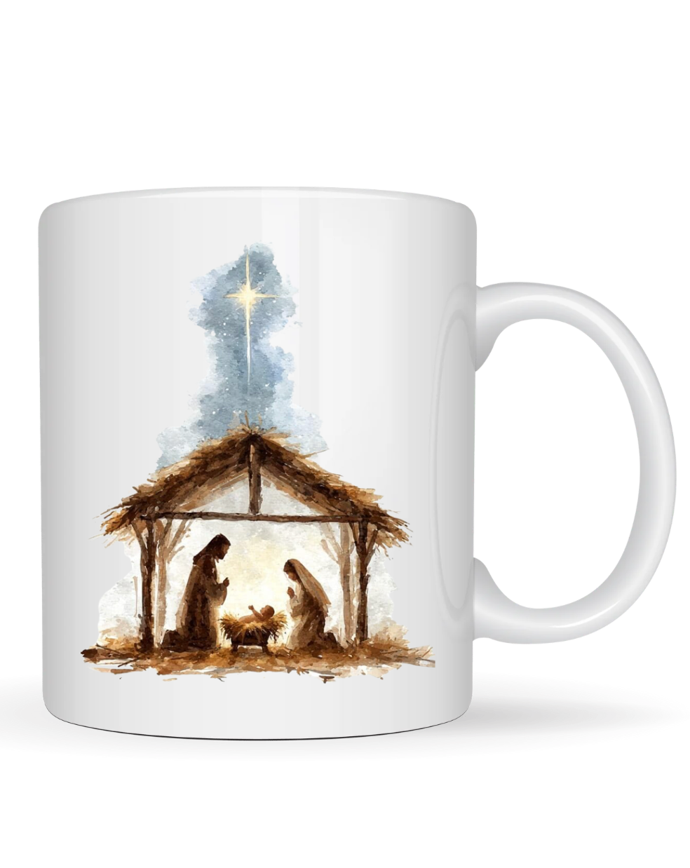 Watercolor Holy Family Mug