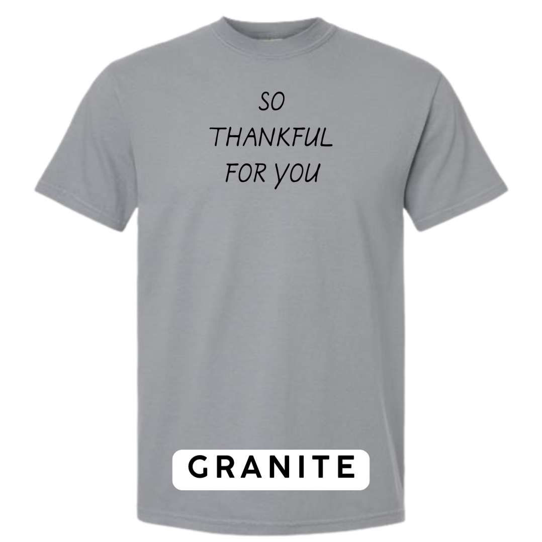 So Thankful For You - Black