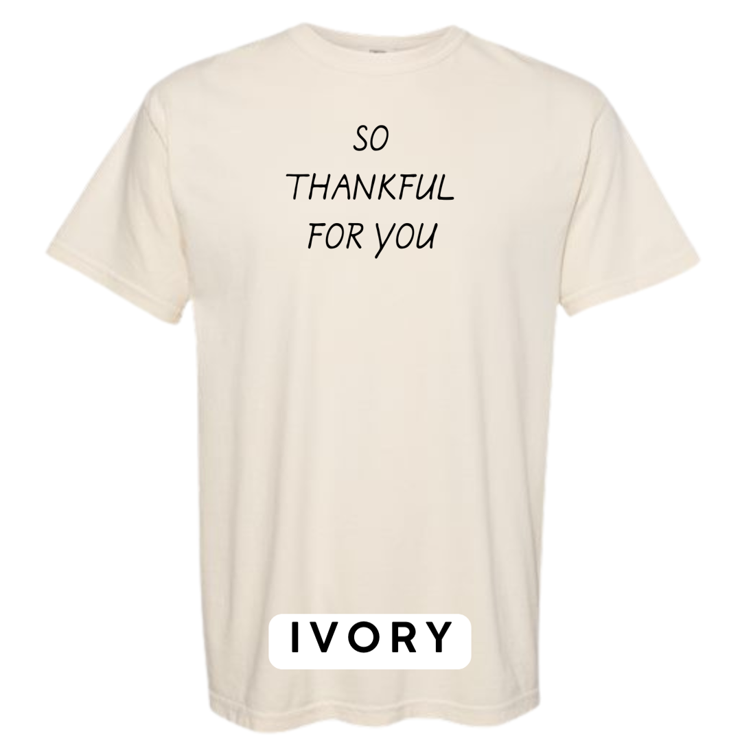 So Thankful For You - Black