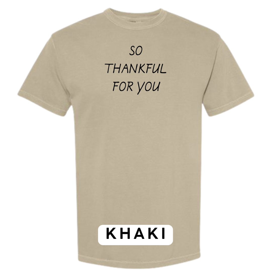 So Thankful For You - Black