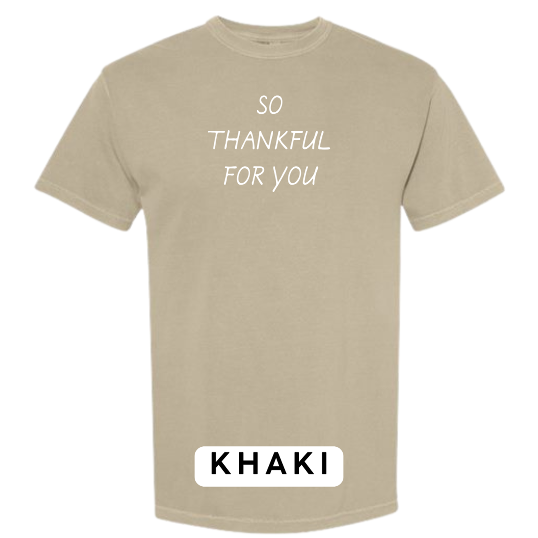 So Thankful For You - White